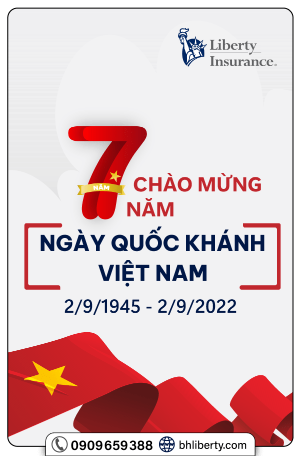 Liberty chào mừng Quốc khánh Việt Nam 77 năm